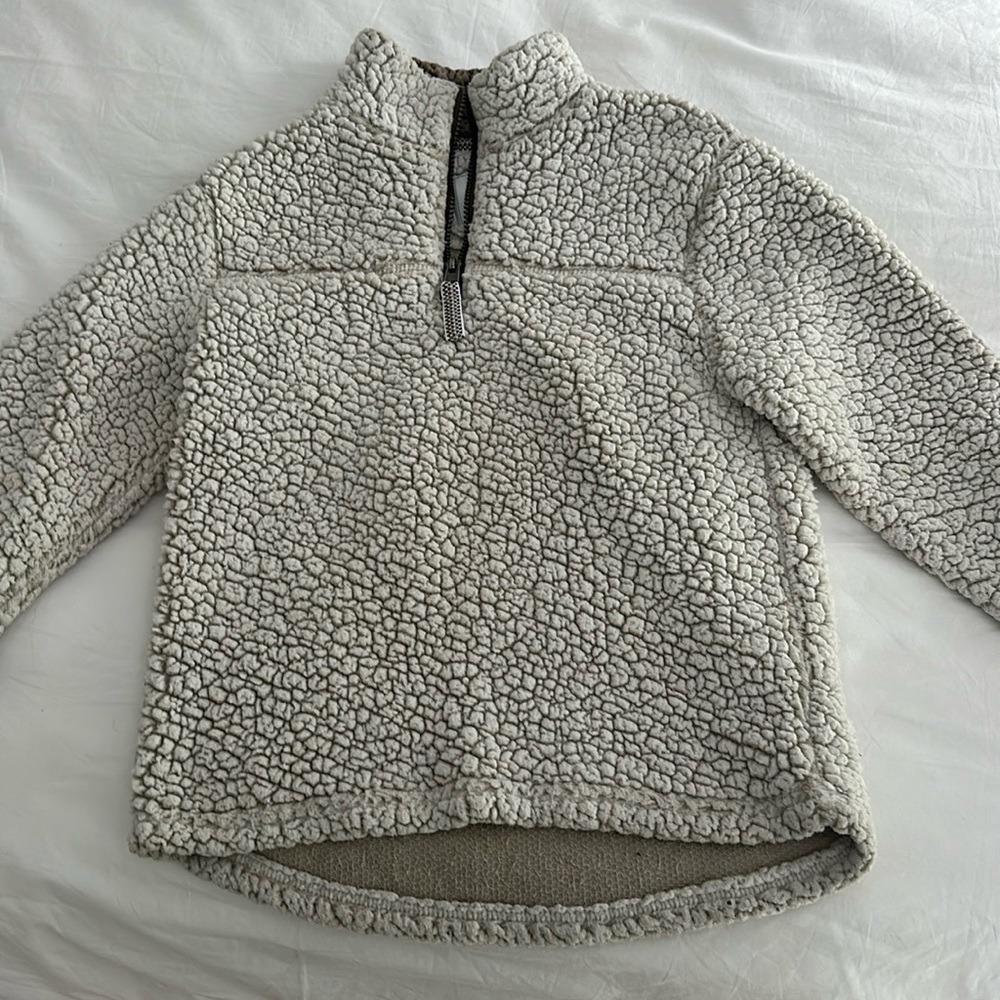 Comfy kids quarter zip